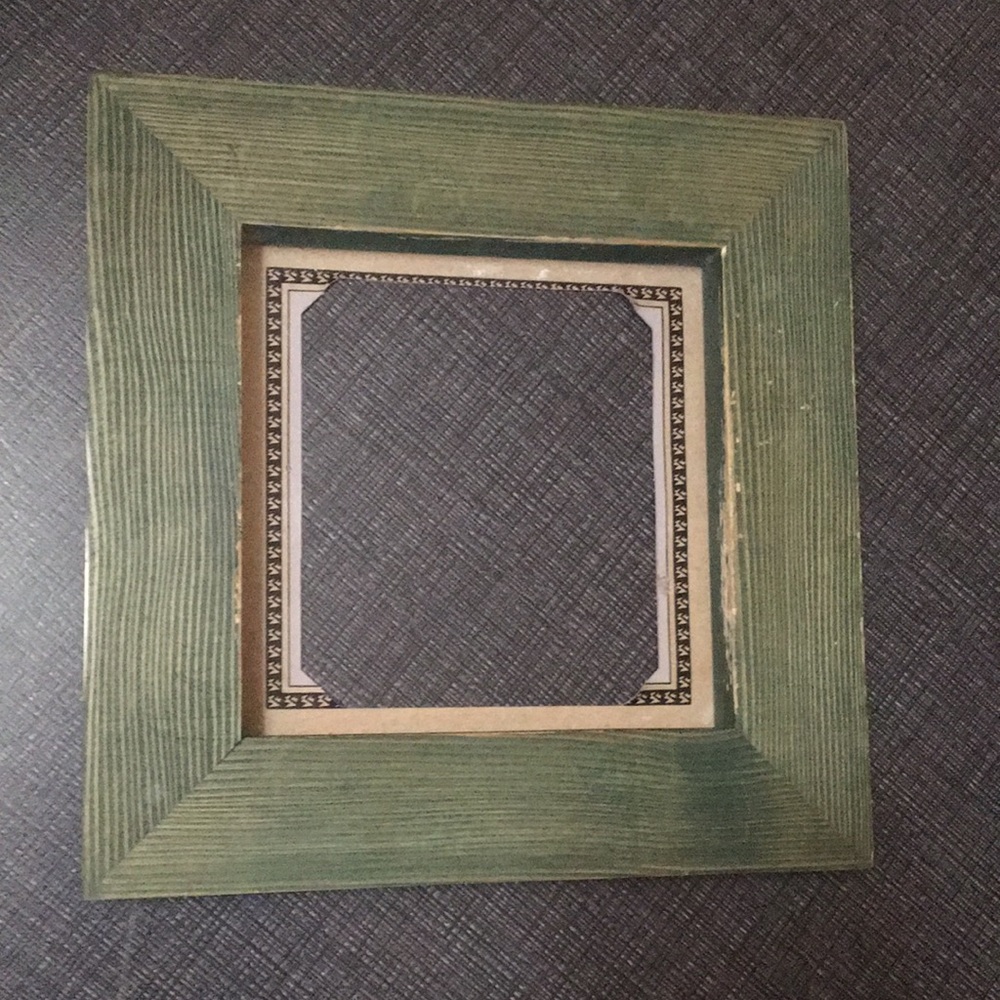 Handmade wooden frame from Glacier National Park